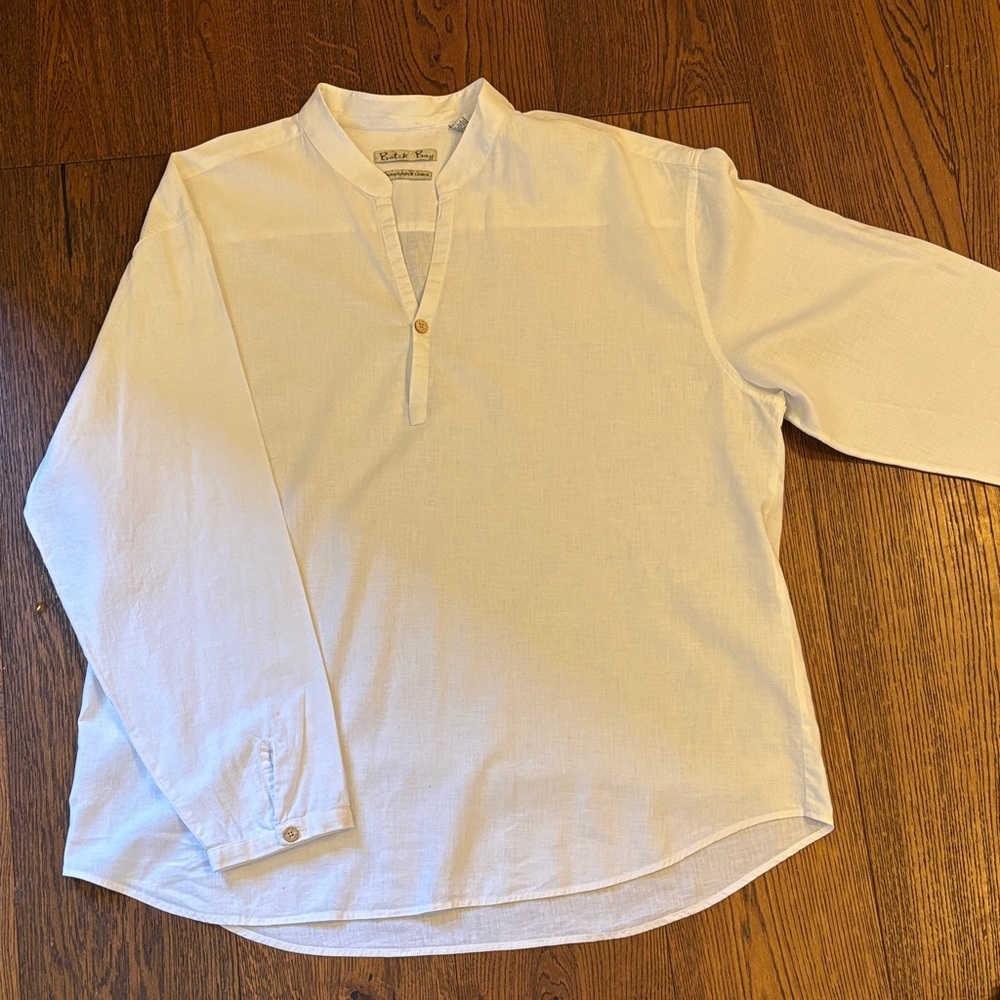 Elegant White  Button-Down Shirt for Men